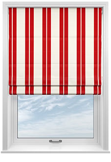The British Stripe Co. Edward, London No.1 - Twist&Fit Roman Blind